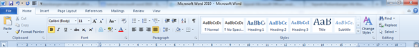microsoft word 2010